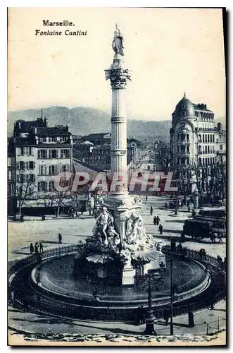 Cartes postales Marseille Fontaine Cantini