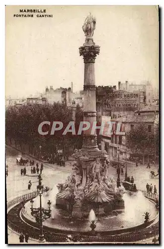 Cartes postales Marseille Fontaine Cantini