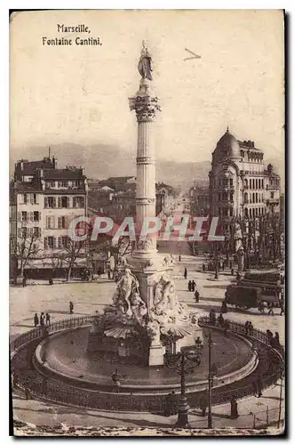 Cartes postales Marseille Fontaine Cantini