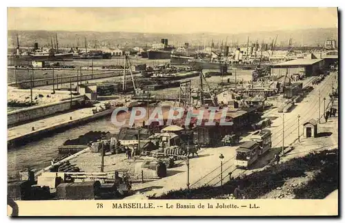 Cartes postales Marseille Le Bassin de la Joliette