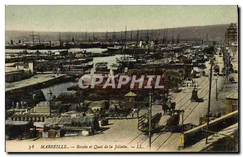 Cartes postales Marseille Bassin de la Joliette