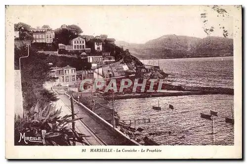 Cartes postales Marseille La Corniche Le Prophete