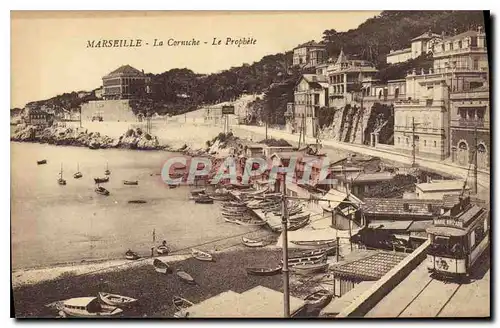 Cartes postales Marseille La Corniche Le Prophete Tramway