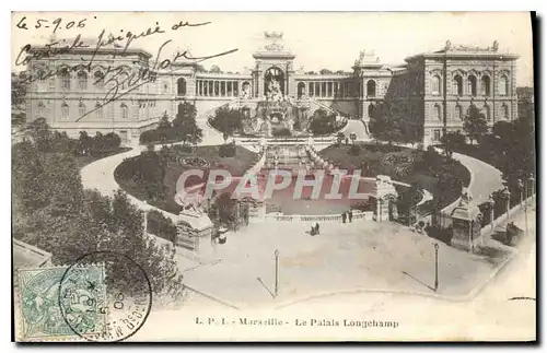 Cartes postales Marseille Le Palais Longchamp