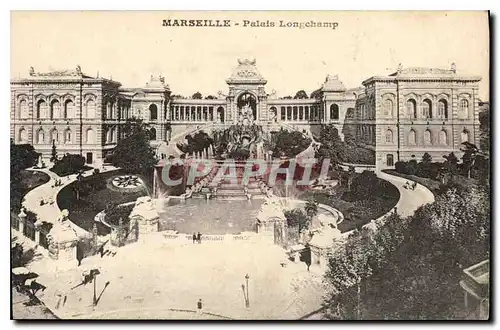 Cartes postales Marseille Palais Longchamp