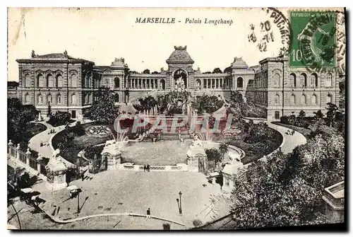 Cartes postales Marseille Palais Longchamp