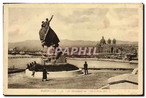 Cartes postales Marseille Le Monument au Heros de la Mer