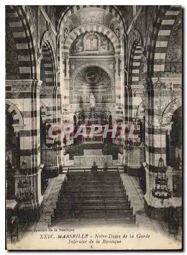 Cartes postales Marseille Notre Dame de la Garde Interieur de la Basilique