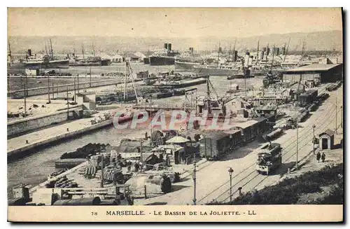 Cartes postales Marseille Le Bassin de la Joliette