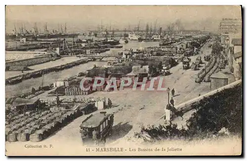 Cartes postales Marseille Les Bassins de la Joliette