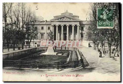 Ansichtskarte AK Marseille Le Palais de Justice