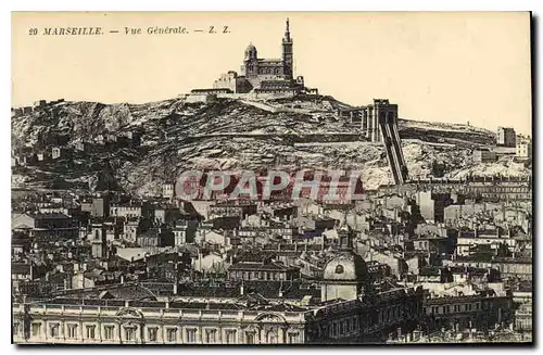 Cartes postales Marseille Vue Generale