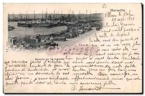 Cartes postales Marseille Bassin de la Joliette