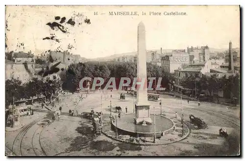 Cartes postales Marseille la Place Castellane