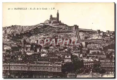 Cartes postales Marseille N D de la Garde