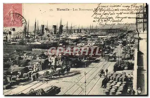 Cartes postales Marseille Les Nouveaux Ports