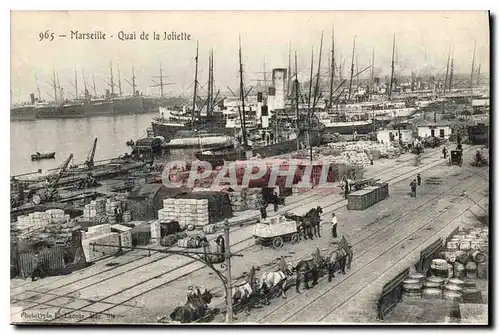 Cartes postales Marseille Quai de la Joliette