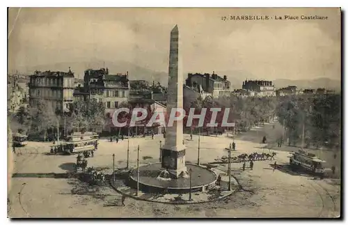 Cartes postales Marseille La Place Castellane