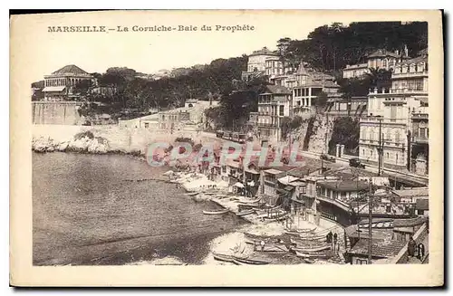 Ansichtskarte AK Marseille La Corniche Baie du Prophete