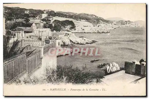 Cartes postales Marseille Panorama de la Corniche