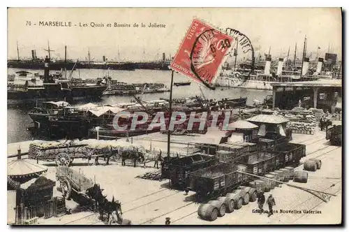 Cartes postales Marseille Les Quais et Bassins de la Joliette