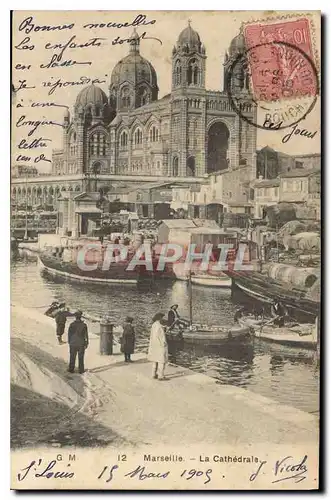 Cartes postales Marseille La Cathedrale