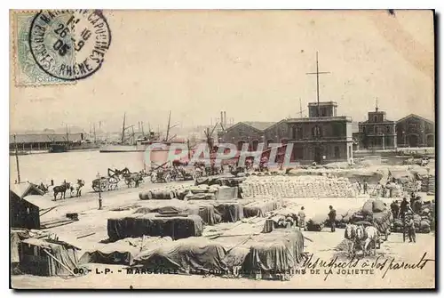 Ansichtskarte AK Marseille Les Quais et les Bassins de la Joliette