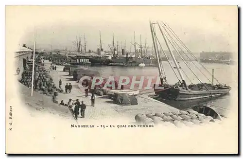 Cartes postales Marseille Le Quai des Forges