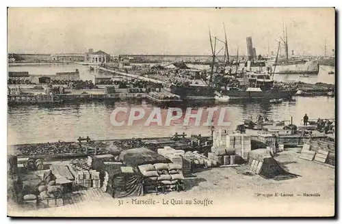 Cartes postales Marseille Le Quai au Souffre