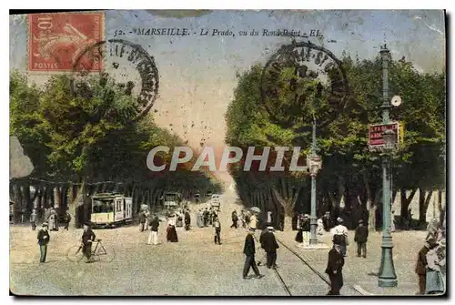 Ansichtskarte AK Marseille Le Prado vu du Rond Point