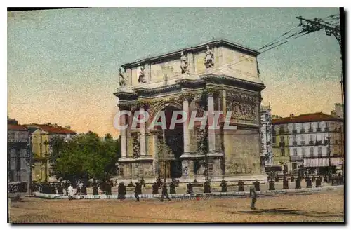 Ansichtskarte AK Marseille La Place Jules Guesde et l'Arc de Triomphe