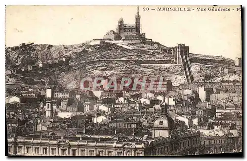 Cartes postales Marseille Vue Generale