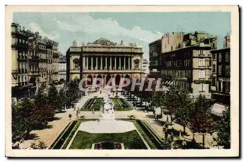 Ansichtskarte AK Marseille Le Square de la Bourse