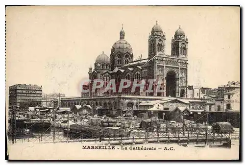 Cartes postales Marseille La Cathedrale