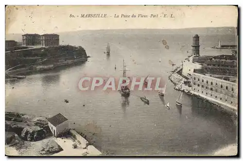 Ansichtskarte AK Marseille La Passe du Vieux Port