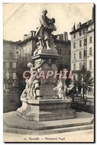 Ansichtskarte AK Marseille Monument Puget