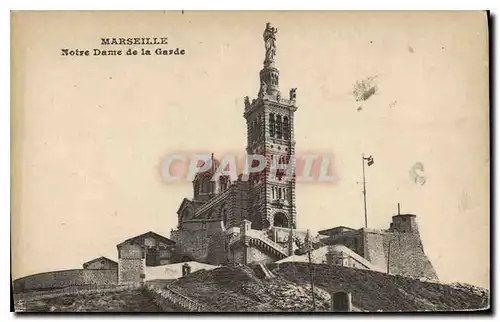 Cartes postales Marseille Notre Dame de la Garde