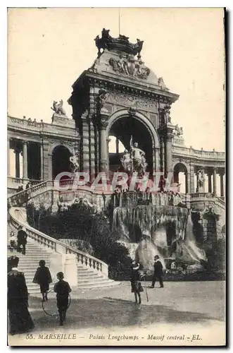 Cartes postales Marseille Palais Longchamps Massif central