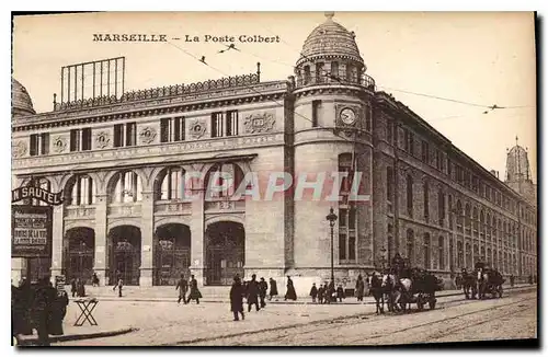 Ansichtskarte AK Marseille La Poste Colbert