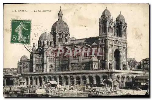 Cartes postales Marseille La Cathedrale