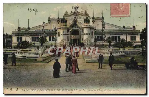 Ansichtskarte AK Exposition Coloniale de Marseille Le Palais de l'Indo Chine