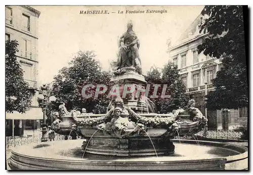 Ansichtskarte AK Marseille La Fontaine Estrangin