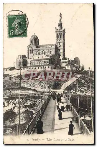 Cartes postales Marseille Nontre Dame de la Garde