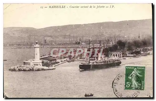 Cartes postales Marseille Courrier sortant de la Joliette