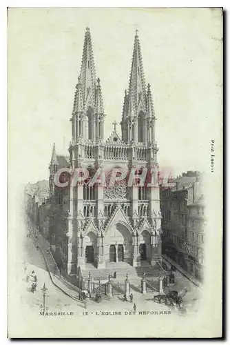 Cartes postales Marseille L'Eglise des Reformes