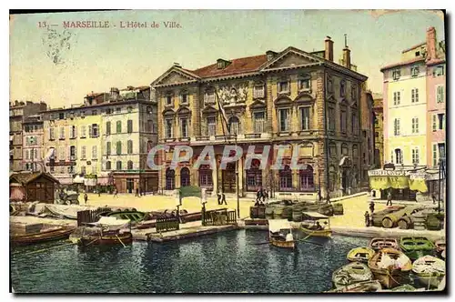 Cartes postales Marseille L'Hotel de Ville