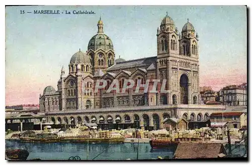 Cartes postales Marseille La Cathedrale