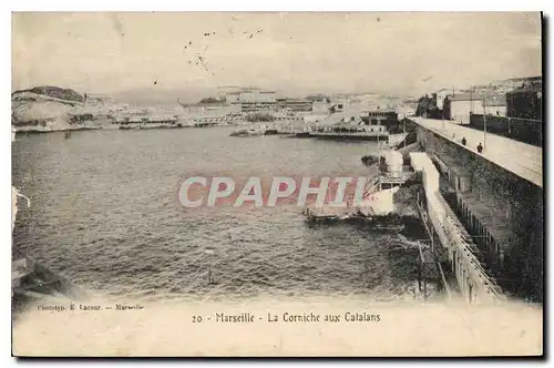 Ansichtskarte AK Marseille La Corniche aux Catalans