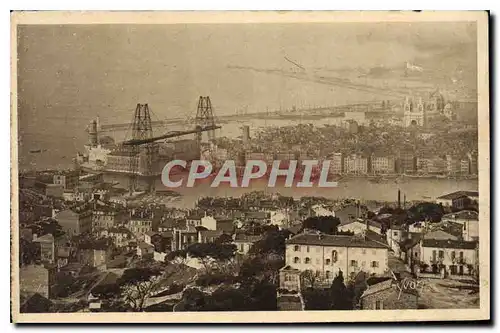 Ansichtskarte AK Marseille Vue generale sur le Vieux Port et la Joliette