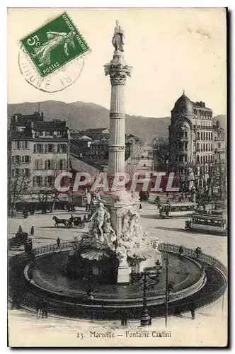 Cartes postales Marseille Fontaine Cantini